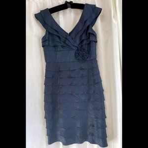 LONDON TIMES, Dark navy elegant Special Occassion dress, Size 10